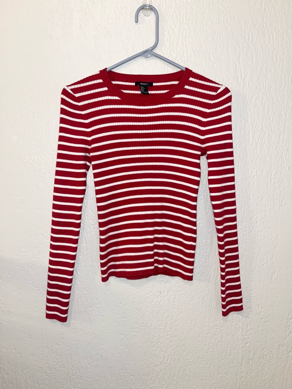 Forever 21 Red & White Shirt- SZ/ L